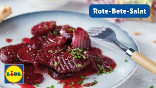 Rote Bete Salat einfach  schnell amp einfach  Lidl Kochen [upl. by Monjan]