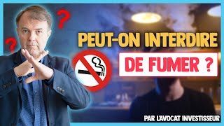 Peuton interdire à un locataire de fumer [upl. by Corbet878]