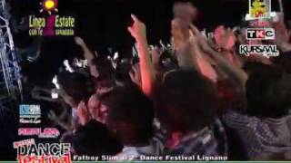 FATBOY SLIMLignano Danceamp Festival LignanoVideo TV [upl. by Nipsirc]