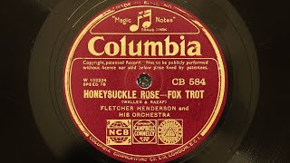 Fletcher Henderson and His Orchestra  Honeysuckle Rose 1932 [upl. by Harihs645]