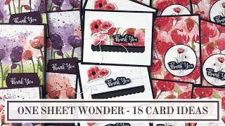 One Sheet Wonder Thank You Cards [upl. by Scevo]