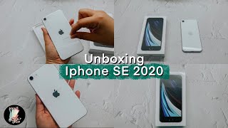 UNBOXING IPHONE SE 2020 2nd Generation IN THIN BOX  Angel J [upl. by Rhtaeh633]