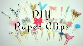 DIY Paper Clips  How to make Planner Accessories [upl. by Healy]