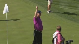 Amateurs ace on the par3 16th hole at TPC Scottsdale [upl. by Tremayne523]