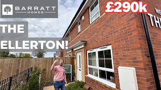 NEW BUILD HOUSE TOUR UK  Barratt Homes The Ellerton Show Home  The Lilies  Shrewsbury [upl. by Mackie]