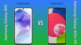 Samsung Galaxy A55 vs Samsung Galaxy A52s 5G Specs and Features Comparison [upl. by Kado]