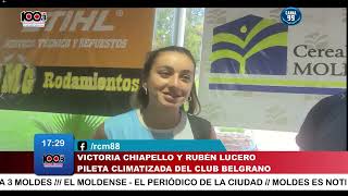 VICTORIA CHIAPELLO Y RUBEN LUCERO  PILETA CLIMATIZADA DEL CLUB BELGRANO [upl. by Nnek192]