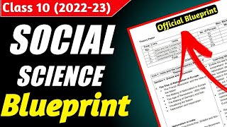 Social Science Blueprint🔥 Chapterwise Weightage  Board Exam 2024 [upl. by Shelli]