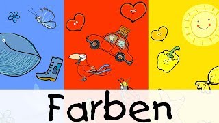 💡 Farben  Kinderlieder zum Lernen [upl. by Kristianson]