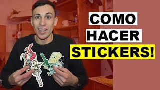 Creá tus Propios Stickers en Casa Tutorial Paso a Paso con Impresora de Tinta [upl. by Zebaj]