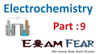 Chemistry Electrochemistry part 9 Numerical CBSE class 12 XII [upl. by Vesta139]