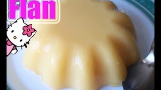 Receta de flan sin horno postre facil y rapido [upl. by Otsirave]