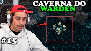 CORINGA ENCONTRANDO A CAVERNA DO WARDEN NO MINECRAFT EP 15 [upl. by Eirrej]