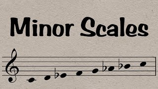 Minor Scales  Everything You Need To Know In 7 minutes [upl. by Arahsal]