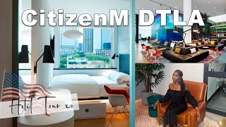 Discover the Perfect Blend of Luxury and Affordability on A Solo Trip at CitizenM  LA Hotel Tour [upl. by Karena142]