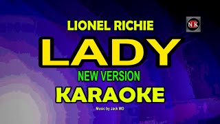 Lady KARAOKE NEW VERSION Lionel Richie  Lady KARAOKEnuansamusikkaraoke [upl. by Ahsinej]