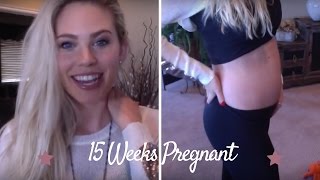 15 Weeks Pregnant First Pregnancy  Second Trimester [upl. by Uahc]