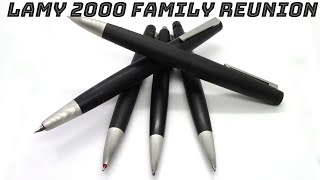 BONUS EPISODE Lamy 2000 Family Reunion  Pen Review [upl. by Deelaw447]