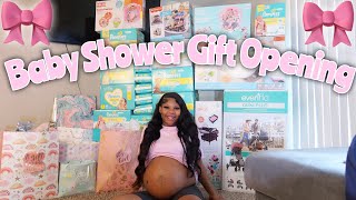 VLOG The Start Of LABOR pt 2  Opening Babyshower Gifts   REALISTIC CONTRACTION REACTION [upl. by Noloc]