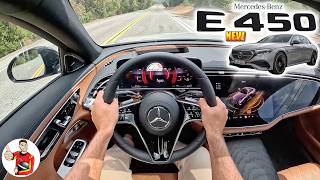 The 2024 MercedesBenz E450 Turns Up the WowFactor POV Drive Review [upl. by Treblih369]