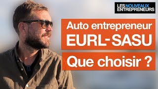 🤔 Auto entrepreneur EURL SASU  Que choisir [upl. by Ruberta221]