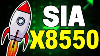 SIA WILL X8500 AFTER DEAL WITH AI  SIACOIN PRICE PREDICTION 2024 2025 [upl. by Tlevesor]