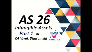 AS 26 I Intangible Assets I Part 1 I Full Theory Explanation in 40 mins I [upl. by Warring106]