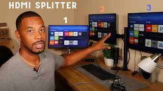 What is an HDMI Splitter  How to setup Multiple Displays [upl. by Orrin]