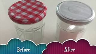 How to reuse amp recycle jars easy amp quick DIY [upl. by Okorih]