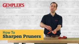 How to Sharpen Pruners [upl. by Nance]