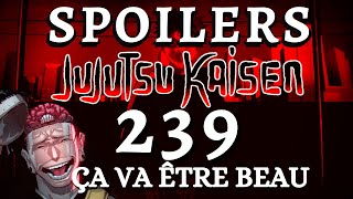 UN COMBAT INATTENDU MAIS QUI PROMET  SPOILERS JUJUTSU KAISEN 239 [upl. by Yelkao]