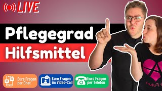 Pflegegrad und HilfsmittelBeratung 🔴 LIVE vom Sozialrat Deutschland [upl. by Nihahs]