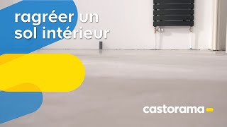 Comment ragréer un sol intérieur  Castorama [upl. by Janene920]