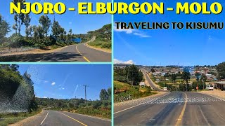 Scenic Views  NJORO ELBURGON MOLO to B1 BusiaKisumu Rd [upl. by February]