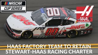 Haas Factory Team To Retain StewartHaas Racing Charter [upl. by Googins]