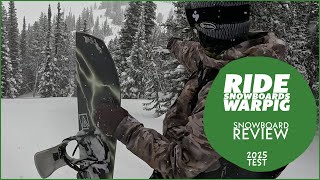 Ride Warpig Snowboard 2025 Preview [upl. by Halilahk]