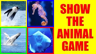 Show me the OCEAN ANIMAL Game for Kids  Where is the animal [upl. by Cassell]