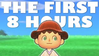 My First Time Playing Animal Crossing New Horizons [upl. by Whitebook665]