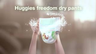 Huggies Freedom Dry Pants [upl. by Akimahc]