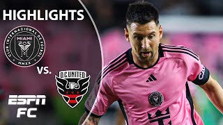 STOPPAGE TIME WINNER 😮 Inter Miami vs DC United  MLS Highlights  ESPN FC [upl. by Alludba]