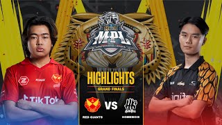 SRG vs HB HIGLIGHTS GRAND FINALS MPL MALAYSIA S13  SELANGOR RED GIANTS vs HOMEBOIS [upl. by Canning]