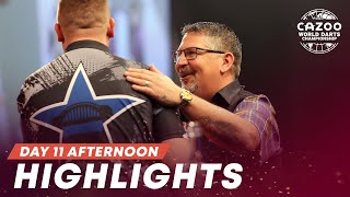 COMEBACK KINGS  Day 11 Afternoon Highlights  202223 Cazoo World Darts Championship [upl. by Wojak]