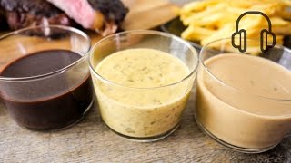 3 French Steak Sauce Recipes [upl. by Vento]