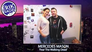 Fear The Walking Dead Mercedes Mason Interview 04292016 [upl. by Nura]