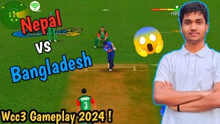 Nepal vs Bangladesh wcc3 Gameplay  Nepal vs Bangladesh [upl. by Grissel920]