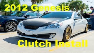 2012 Hyundai Genesis clutch replacement [upl. by Idnac]