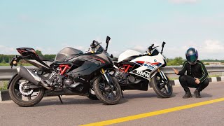 Apache RR310 vs BMW G310RR  Performance Test [upl. by Pascal392]