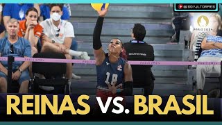 REPÚBLICA DOMINICANA VS BRASIL VOLEIBOL 🇩🇴 REINAS DEL CARIBE EN CUARTOS DE FINAL [upl. by Nievelt]