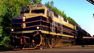 The CSX OCS Train Roars Through The VA Contryside [upl. by Faubert]