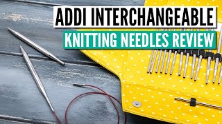 Addi interchangeable knitting needles review [upl. by Yliah]